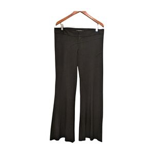Black Halo Classic Black Flare Pants